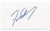 Dave Fleming Signed 3x5 Index Card Baseball Autographed Signature
