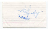 Jeremy Leiner Signed 3x5 Index Card Autographed Actor Evita