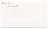 Robert "Bobby" Dunn Signed Cut 3x5 Index Card Autographed Actor Jack The Bear