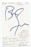 Brian Grazer Signed 3x5 Index Card Autographed Signature Movie Producer