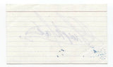 Greg Morton Signed 3x5 Index Card Autograph Signature Actor Comedian