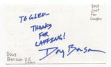 Doug Benson Signed 3x5 Index Card Autographed Signature Actor Trailer Park Boys