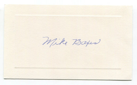 Mike Baxes Signed Card Autograph Baseball MLB Roger Harris Collection