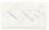 James Cunningham Signed 3x5 Index Card Autographed Signature Comedian Comic