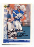 1993 Upper Deck Jessie Hester Signed Card Football Autograph NFL AUTO #334