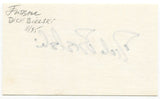 Dick Bielski Signed 3x5 Index Card Autographed Philadelphia Eagles Pro Bowl