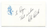 Rick Renick Signed Card Autograph MLB Baseball Roger Harris Collection