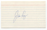 Jim Fregosi Signed 3x5 Index Card Baseball Autographed Signature