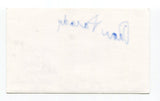 Ron Parady Signed 3x5 Index Card Autographed Actor All My Children Law And Order