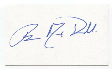 Bruce McDonald Signed 3x5 Index Card Autographed Signature Director Roadkill
