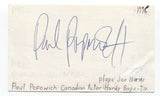 Paul Popowich Signed 3x5 Index Card Autograph Signature Actor Star Trek