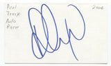 Paul Tracy Signed 3x5 Index Card Autographed Signature Formula Race Car Driver