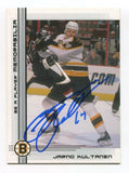 2000 In The Game Jarno Kultanen Signed Card Hockey NHL Autograph AUTO #408