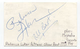 Rebecca Luker Signed 3x5 Index Card Autographed Actress Law And Order Showboat