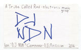 A Tribe Called Red - Ian "DJ NDN" Campeau Signed 3x5 Index Card Autographed