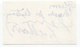 Lennie Gallant Signed 3x5 Index Card Autographed Signature Country Folk Singer