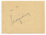 Wayne King Signed Album Page Autographed 1948 Signature