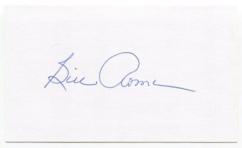 Bill Roman Signed 3x5 Index Card Autographed MLB Baseball 1964 Detroit Tigers