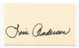 Loni Anderson Signed 3x5 Index Card Autographed Actress WKRP