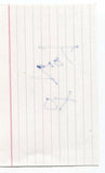 Stars - Torquil Campbell Signed 3x5 Index Card Autographed Signature