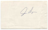 Jim Gosger Signed 3x5 Index Card Autographed Baseball 1969 New York Mets