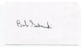 Bob Sadowski Signed 3x5 Index Card Autographed Baseball Boston Red Sox