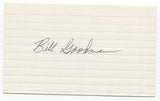 Billy Goodman Signed 3x5 Index Card Baseball Autographed Signature Red Sox