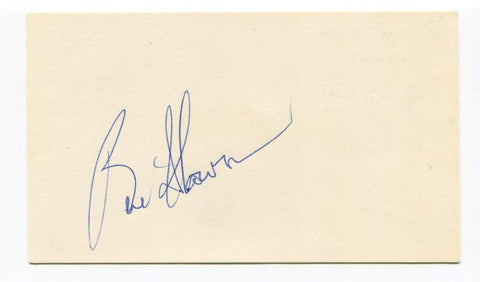 Bill Skowron Signed 3x5 Index Card Autographed MLB Baseball New York Yankees