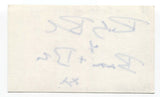Ricky Blue Signed 3x5 Index Card Autographed Signature Bowser and Blue Comedian