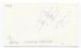 Arj Barker Signed 3x5 Index Card Autographed Signature Comedian Actor