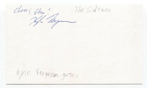 The Sidemen - Kyle Ferguson Signed 3x5 Index Card Autographed Signature