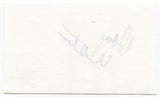 Don Wittman Signed 3x5 Index Card Autographed Signature Sportscaster Canada HOF