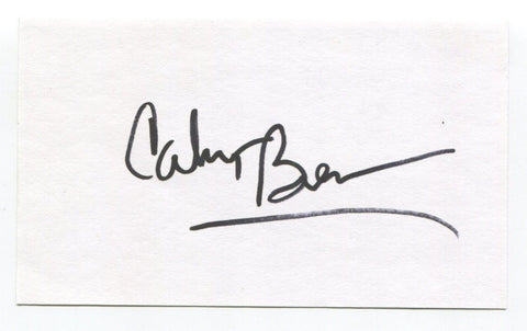 Calvin Brown Signed 3x5 Index Card Autographed Signature Boxer Actor The Fighter