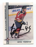 2000 ITG Be A Player Brad Perence Signed Card Hockey NHL Autograph AUTO #295