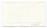 John Summerson Signed Card Autographed Signature British Architectural Historian