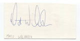 Mats Wilander Signed 3x5 Index Card Autographed Tennis Signature