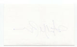 Michel Marc Bouchard Signed 3x5 Index Card Autographed Signature Playwright