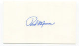 Paul Minner Signed 3x5 Index Card Autographed MLB Baseball 1946 Brooklyn Dodgers