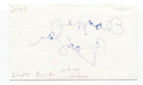 Elayne Boosler Signed 3x5 Index Card Autograph Signature Actress