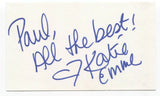 Kate McIninch Signed 3x5 Index Card Autographed Signature Actress Student Bodies