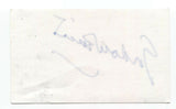 Gordon Pinsent Signed 3x5 Index Card Autographed Signature Voice Actor Babar
