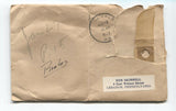 Sam Narron Signed Paper Baseball Autographed 1951 Debut Pittsburgh Pirates