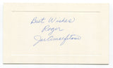 Joey Amalfitano Signed Card Autograph Baseball MLB Roger Harris Collection