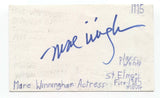 Mare Winningham Signed 3x5 Index Card Autographed Actress American Horror Story
