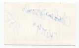 Christine Brooks Signed 3x5 Index Card Autographed Actress Chicago