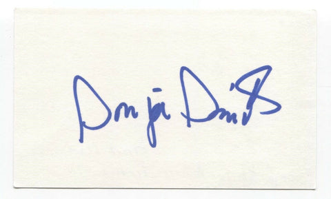 Sonja Smits Signed 3x5 Index Card Autograph Signature Actor Street Legal