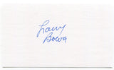 Larry Bowa Signed 3x5 Index Card Autographed Baseball 1970 Philadelphia Phillies