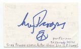 Greg Proops Signed 3x5 Index Card Autographed Signature Actor Star Wars "Fode"