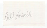 Bill Voiselle Signed 3x5 Index Card Baseball Autographed Signature Giants