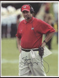 Shane Montgomery Signed 8x10 Photo College NCAA Football Coach Autograph Miami